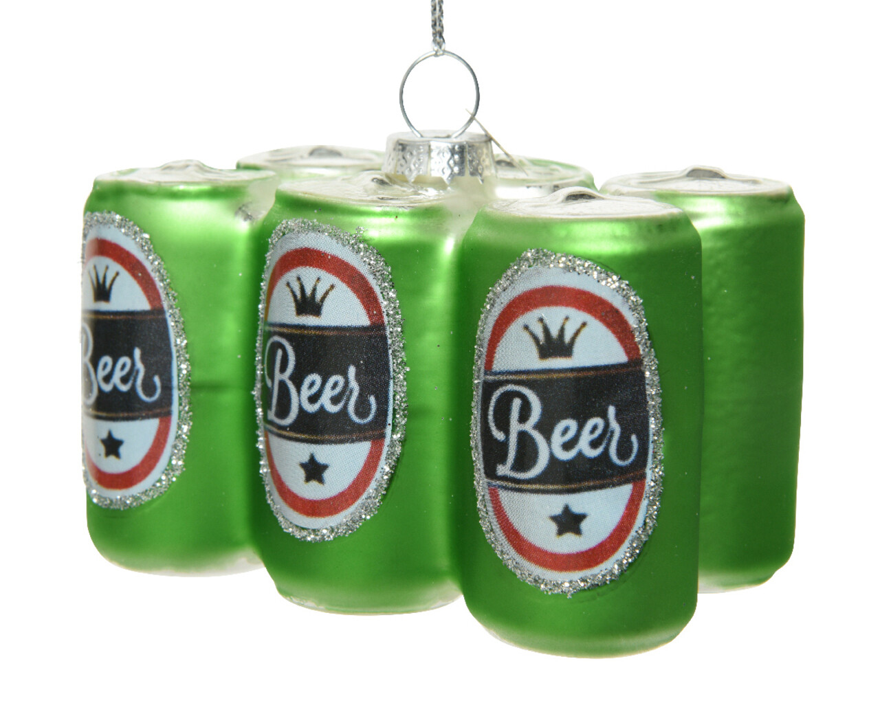 Glob Beer, Decoris, 6x9x8 cm, sticla, multicolor - imagine 3